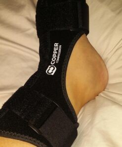 Copper Compression Plantar Fasciitis Night Splint - Drop Foot Orthopedic Brace and Dorsal Planter Fasciitis for Right or Left Foot. Night Splints Support Sleep, Recovery, Tendonitis, Arthritis 25 71Gy0e5yCtL
