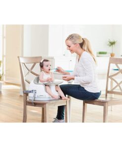 Bumbo Baby Toddler Adjustable 3 in 1 Multi Seat High Chair and Booster Seat with Removable Tray and Buckle Strap for Toddlers 1 to 3, Cool Gray Cool Grey 18 71GyKy2zUL