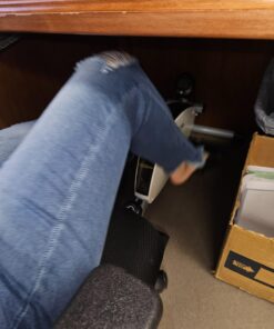 DeskCycle Under Desk Bike Pedal Exerciser - Mini Exercise Bike Desk Cycle, Leg Exerciser for Physical Therapy & Desk Exercise - Adjustable Leg and Standard Versions White Standard Height 40 71GyclWZqKL