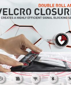 Mission Darkness Non-Window Faraday Bag for Phones // Device Shielding Law Enforcement & Military, Executive Privacy, Travel Data Security, Anti-Hacking Anti-Tracking Anti-Spying Assurance 1-Pack 32 71H UUnVlpL 2