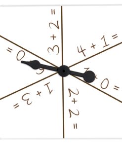 Learning Advantage Transparent Spinners - Set of 5 - Math Game Spinner - Dry Erase Surface for Multiple Uses 16 71H bwbFL