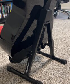 Amazon Basics Adjustable Guitar Folding A-Frame Stand for Acoustic and Electric Guitars with Non-Slip Rubber and Soft Foam Arms, Fully Assembled 51 71H uLRgYjL