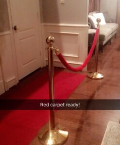 Machine Washable Modern Solid Design Non-Slip Rubberback 3x12 Traditional Runner Rug for Hallway, Kitchen, Bedroom, Living Room, 2'7" x 12', Red Solid Red Runner - 2'7" x 12' 44 71H08Xg4bzL