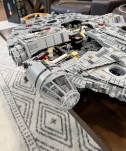 LEGO Star Wars Ultimate Millennium Falcon 75192 - Expert Building Set and Starship Model Kit, Movie Collectible, Featuring Classic Figures and Han Solo's Iconic Ship, Best Gift for Adults 71 71H09WjGLvL