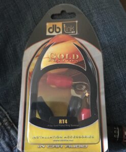 DB Link RT4 4-Gauge Ring Terminal (2 Red and 2 Black) Standard Packaging 11 71H0kuGTsIL