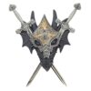 Dragon Crest Armored Dragon Wall Crest Castle Theme Decoration Gift, No Size, Silver/Black/Gold 18 71H1GDGZeL