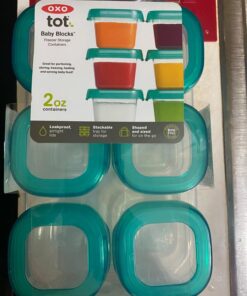 OXO Tot 2 ounce Baby Blocks Food Storage Containers, Pink 26 71H1PoMq L
