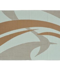 Stylish Camping 159127 9-feet by 12-feet Reversible Mat, Plastic Straw Rug, Large Floor Mat for Outdoors, RV, Patio, Backyard, Picnic, Beach, Camping (Brown/Beige) 9x12 Brown/Beige 9 71H1hBGr3uL