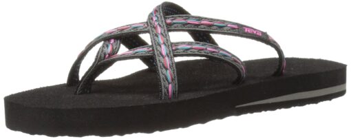 Teva Women's Olowahu Sandal 9 Felicitas Black