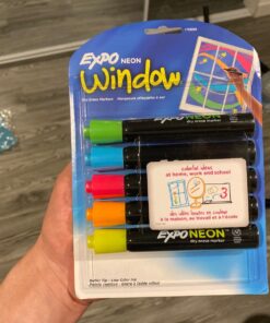 EXPO Neon Dry Erase Markers, Bullet Tip, Assorted Colors, 5 Count 1 43 71H2CpLHRL