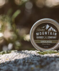 Beard Balm – Sandalwood Blend - Rocky Mountain Barber – with Nutrient Rich Bees Wax, Jojoba, Shea Butter, Coconut Oil – Contains Real Sandalwood Essential Oil 14 71H2lSLNwGL