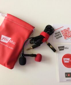 YouMic - Small Lavalier Microphone with Clip - Lav Lapel Mic for Camera Phone iPhone iOS Android PC Laptop Video Recording - Noise Cancelling 3.5mm Jack 41 71H3ZkLnAaL