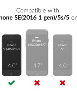 Alternative view of Crave iPhone SE [2016](1st gen) Case, Dual Guard Protection Series Case for iPhone 5 / 5s / SE - Black