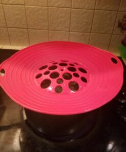 1 X Boil Over Safeguard - Silicone Lid Stops Pots and Pans from Messy Spillovers 32 71H4DfYcE4L