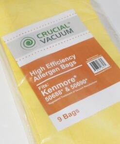 Crucial Vacuum Replacement Vacuum Bags Compatible with Kenmore Part # 20-5068, 20-50681, 20-50688, 20-50690, 5069, 50590, SC-PU110, SCPU11, SC-PU1, SCPU1 & Models O, U, U-2, PU-1 (9 Pack) 9 Pack 6 71H4MkU2TYL