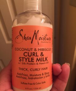 Shea Moisture Coconut & Hibiscus Curl & Style Milk 8 oz 8 Fl Oz (Pack of 1) 46 71H55iR7x6L