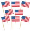 Beistle United States Of America Flag Food Picks 50 Piece Patriotic Party Supplies USA 4th Of July Decorations Labor Day Tableware, Red/White/Blue, 2.5" 2.5" 53 71H5B o0GjS