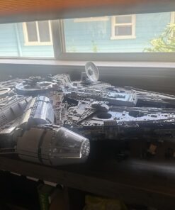 LEGO Star Wars Ultimate Millennium Falcon 75192 - Expert Building Set and Starship Model Kit, Movie Collectible, Featuring Classic Figures and Han Solo's Iconic Ship, Best Gift for Adults 114 71H5KTWwYbL