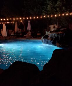 SUNSGNE 50ft Outdoor Globe String Lights G40 Patio String Lights with 53 Bulbs Connectable Commercial Hanging Lights for Christmas Patio House Backyard Balcony Party Wedding Decor, Black 50 Ft 23 71H6NxC6lnL