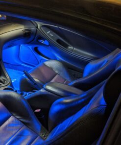 PryEU Blue (465-475nm) LED Strip Lights 12V Waterproof for Auto Car Truck Boat Motorcycle Interior Lighting 12'' 30CM 2835 SMD UL Listed Pack of 4 25 71H7gyuPjyL