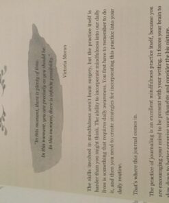 The Mindfulness Journal: Daily Practices, Writing Prompts, and Reflections for Living in the Present Moment 44 71H9dQbLKXL