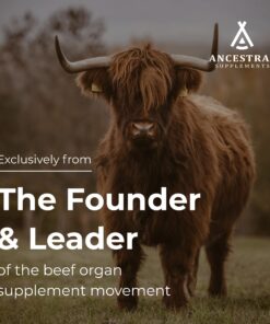 Ancestral Supplements Grass Fed Beef Brain Supplement with Beef Liver, Whole Food Brain Support Promotes Brain, Mood, and Memory Health, Brain and Liver Health Formula Capsules, Non-GMO, 180 Capsules 19 71HA3ynKrL