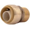 SharkBite 3/4 Inch MNPT Adapter, Push To Connect Brass Plumbing Fitting, PEX Pipe, Copper, CPVC, PE-RT, HDPE, U134LFA 3/4 in. 19 71HB0mCr8tL