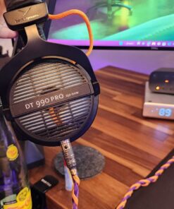 beyerdynamic DT 990 Pro 250 ohm Over-Ear Studio Headphones For Mixing, Mastering, and Editing Gray 48 71HC3BVTzoL