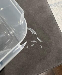 Sterilite 70 Qt Ultra Latch Box, Stackable Storage Bin with Latching Lid, Organize Clothes, Sport Gear in Basement, Clear with White Lid, 4-Pack 70 Quart 36 71HCL0sgXDL