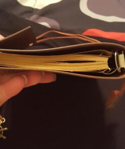 EvZ Leather Writing Journal Notebook, 7 Inches Vintage Nautical Spiral Blank String Diary Notepad Sketchbook Travel to Write in, Unlined Paper, Retro Pendants, Classic Embossed, Coffee 56 71HD3poeM4L