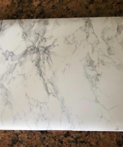 MOSISO Compatible with MacBook Air 13 inch Case (Models: A1369 & A1466, Older Version 2010-2017 Release), Plastic Pattern Hard Shell Case & Keyboard Cover & Screen Protector, White Marble 84 71HElJughcL