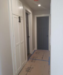 Schlage F10 V LAT 622 Latitude Door Lever, Hall & Closet Passage Lock, Matte Black Standard 35 71HFnsN1ZeL