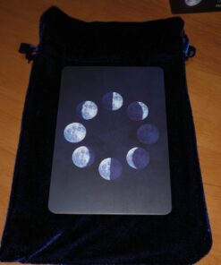 Paper Mart Tarot Rune Bag Bundle of 4: Moss Green, Navy Blue, Purple, Wine 6" x 9" 37 71HG8wjh4kL