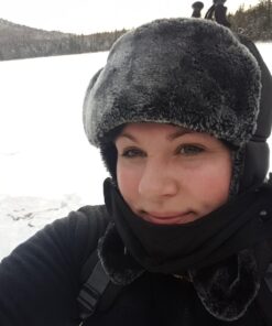 mysuntown Winter Hats for Women Men 2023, 22-24″ Winter Hat Hunting Trapper Hat Ushanka Ear Flap Chin Strap w/Windproof Mask Large Black 64 71HGKsgoo1L