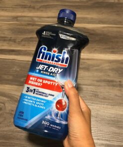 Finish Jet-dry, Rinse Agent Liquid, Ounce Blue 32 Fl Oz (Packaging May Vary), Citrus 21 71HH2NObEVL