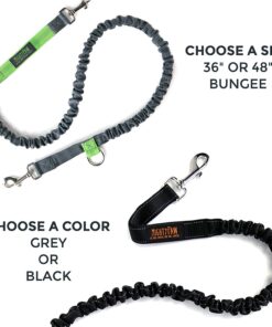 Alternative view of Mighty Paw Hands Free Dog Leash - Adjustable Hip Belt - Reflective Bungee System - Ideal for Training - Walking - Jogging - Hiking - Running - Running Leash Hands Free - Belt Leash - (Black, 36 inch) Black