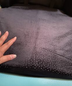 Aeris Large Seat Cushion for Office Chairs - Memory Foam Chair Cushion for Sciatica Pain for Sitting Long Hours & Driving-Perfect for Car &Truck Seats, Wheelchairs, Tailbone Pain- Washable Cover Black 51 71HI GyFwL