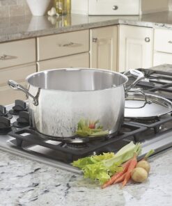 Cuisinart 744-24 Chef's Classic Stainless Stockpot with Cover, 6-Quart,Silver 13 71HI1tgcQnL