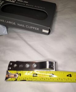 KOHM Nail Clippers for Thick Nails - Heavy-Duty, Stainless Steel, Tough, Professional Toenail Clippers w/Built-in File - Nail Cutters for Seniors and Adults Pack of 1 51 71HI5PxzdeL