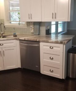 Cosmas 305-030SN - 10 Pack Satin Nickel Cabinet Hardware Euro Style Bar Handle Pull - 3" Inch (76mm) Hole Centers, 5-3/8" Overall Length, 1/2" Inch Bar Diameter 33 71HIYz7zV L