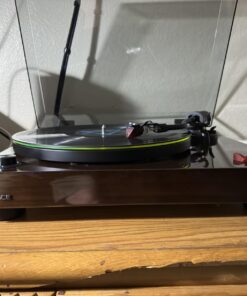 Fluance RT81 Elite High Fidelity Vinyl Turntable Record Player with Audio Technica AT95E Cartridge, Belt Drive, Built-in Preamp, Adjustable Counterweight, High Mass MDF Wood Plinth - Walnut 51 71HIhkb8BZL