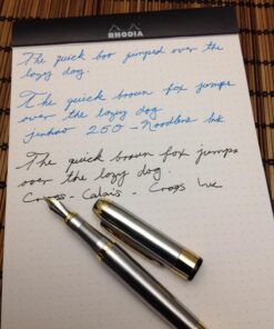 JINHAO 250 Stainless Steel Gold Trim Fountain Pen - Medium 1 52 71HJ2qlFdxL