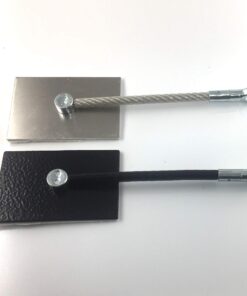 Alternative view of Refrigerator Door Lock Kit - NO PADLOCK (Black&Stainless) Black&Stainless