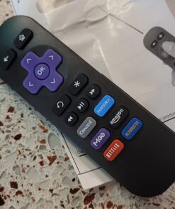 Gvirtue Lost Remote Control Replacement Compatible with Roku 1, Roku 2, Roku 3, Roku 4, (HD, LT, XS, XD), Roku Express. Do NOT Support Roku Stick, Roku Premiere, Roku Ultra, Roku TV or Roku Game 32 71HJXtUruLL