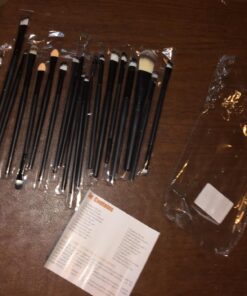 EmaxDesign 20 Pieces Makeup Brush Set Professional Face Eye Shadow Eyeliner Foundation Blush Lip Makeup Brushes Powder Liquid Cream Cosmetics Blending Brush Tool 79 71HKWt4XDFL