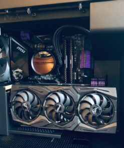 CableMod Vertical PCI-e Bracket (Black, HDMI + DisplayPort) 3.0 edition HDMI + DisplayPort Vertical Bracket 24 71HKbaA0oGL