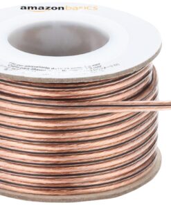 Amazon Basics 16-Gauge Speaker Wire Cable, 50 Feet 1-Pack 19 71HKlajUFL