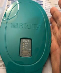 Brita Water Filter Pitcher for Tap and Drinking Water with 1 Standard Filter, Lasts 2 Months, 6-Cup Capacity, BPA Free, Turquoise 5 Cup Water Pitcher 24 71HL4evbfyL