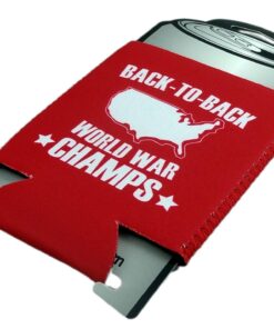 Funny Guy Mugs Back-To-Back World War Champs Collapsible Neoprene Can Coolie - Drink Cooler World War Champs Red Can 9 71HL5mhcxXL