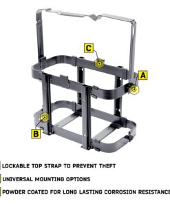 Smittybilt Jerry Gas Can Holder (Black) - 2798 27 71HLcHgWjKL